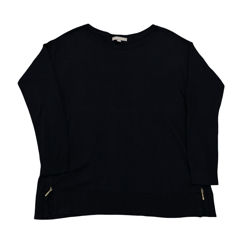 Banana Republic Women's Wool Blend Long Sleeve Top Black Size Medium 20 x 27